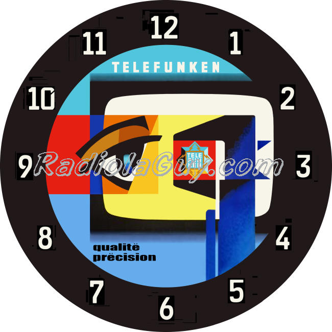 RadiolaGuy.com : Telefunken PAM clock