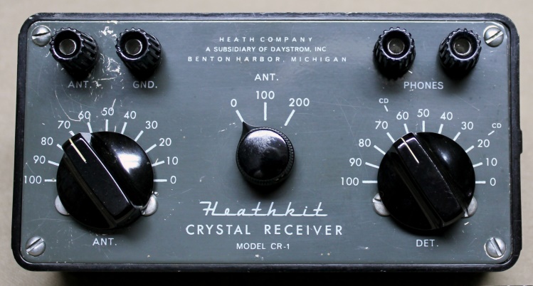 heathkit cr 1 crystal radio for sale heathkit cr 1 crystal radio for sale