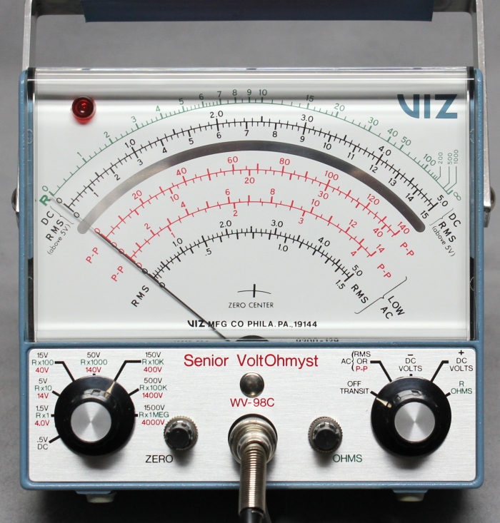 RadiolaGuy.com : RCA Vacuum Tube Voltmeter WV-98C